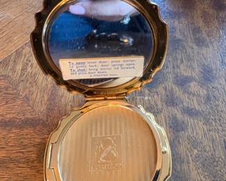 Stratton Powder Compact with Rose Design second image