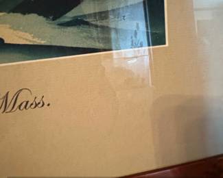 The Schooner GERTRUDE Gloucester, Mass. Framed Print third image