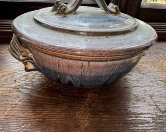 Stoneware Casserole Dish with Lid