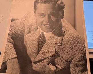 Mickey Rooney Signed Autograph Photograph