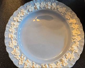 Wedgwood Queensware Cream on Lavender Shell Edge Plate