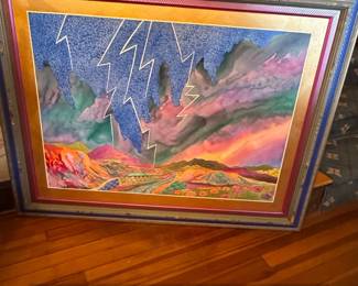 Fran Larsen Stormdance Watercolor Painting