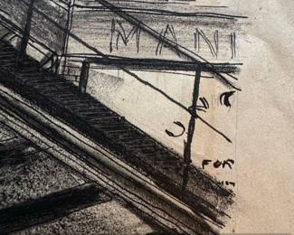 Original Sketch Manhattan by Gilbert M. Walker second image