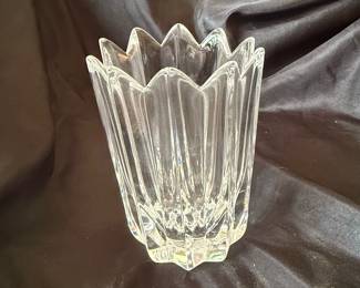 Orrefors Fleur Crystal Vase