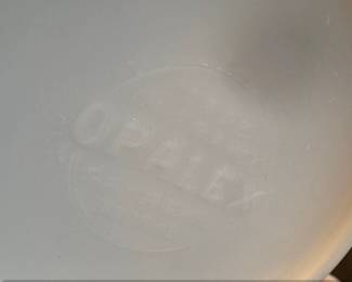 Vintage Opalex Ashtray with WR Monogram Likely White House or similar establishment second image