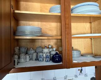 Assorted Ceramic and Glass Tableware, including Currier Ives third image