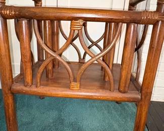Vintage Bamboo Magazine Rack third image