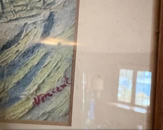 Seascape with Sailboats, Signed Vincent van Gogh second image