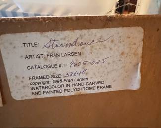 Fran Larsen Stormdance Watercolor Painting fifth image