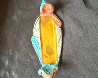 Vintage Ceramic Figurine Spoon Rest