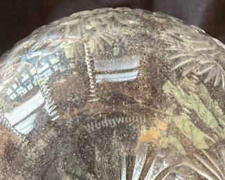 Wedgwood Cut Crystal Rose Bowl third image