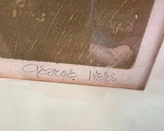 George Ivers Etching Meadowland third image