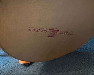 Vintage Bergdorf Goodman and I. Magnin Hat Boxes with Faux Fur Hats third image