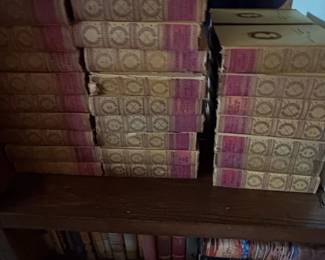 Antique Book Set  The Works of Lord Byron