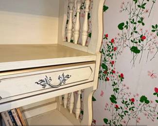 Vintage Henry Link French Provincial Style Secretary Desk with Hutch second image