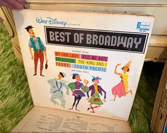 Walt Disney Best of Broadway Vinyl Record 