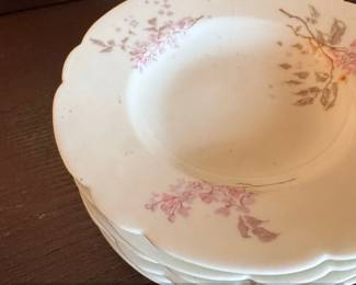 Barne, Rigoni Langlois Limoges France Dessert Plates Set of  second image