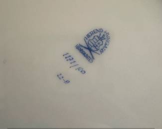 Herend Hungary Handpainted Rothschild Bird Porcelain Chop Plate third image