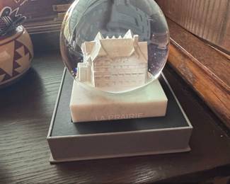 Clinique La Prairie Switzerland Snow Globe