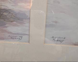 Jacqueline Penney Coastal Scene Diptych  Towards The Water second image