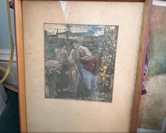 Jules BastienLepage Lamour au village Love in the Village Print