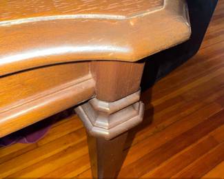 Vintage French Art Deco Dining Table with Inlays, s second image