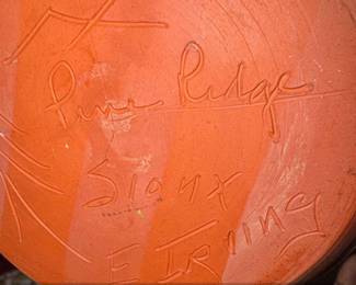 HandPainted Wooden Clapsticks Set with Ceramic Pot third image