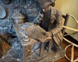 LEmpereur Veille dAusterlitz Spelter Figural Lamp second image