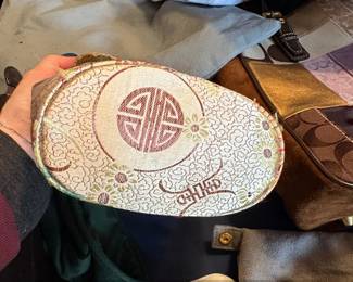 Japanese Silk Obi Shoulder Bag with Tassel second image