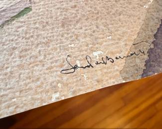 Watercolor Painting of Cannons and Monument second image