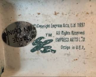 Empress Arts Ltd. Enameled Teapot Figurine second image