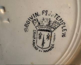 Boivin Cafes Chocolats Bravo  tu arrives premier. Advertising Plate third image