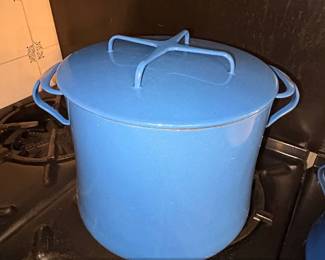 Dansk Fjord Blue Enamel Cast Iron Cookware Set fourth image