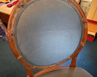 Louis XVI Style Oval Back Armchair second image