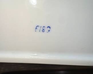 Andrea by Sadek Blue Onion Pattern Ceramic Flower Brick second image