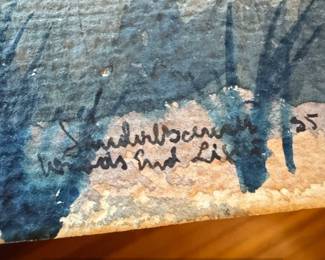 Watercolor Painting of Wood End Lighthouse second image