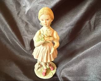 Cybis Porcelain Figurine Heidi with Flowers