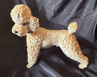 Vintage Lefton Ceramic Poodle Figurine