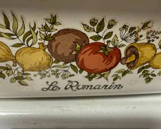Vintage CorningWare Spice of Life Le Romarin Baking Dish second image