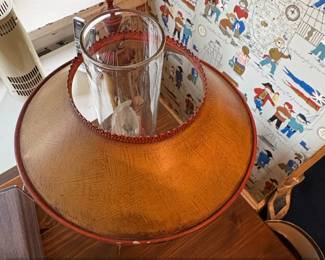 Vintage French Toleware Bouillotte Table Lamp third image