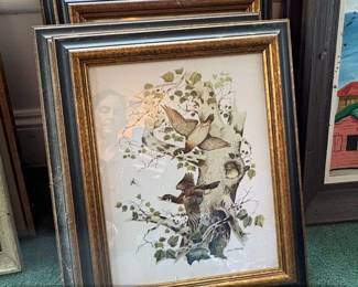 James Lockhart Wildlife Art Prints Set of 