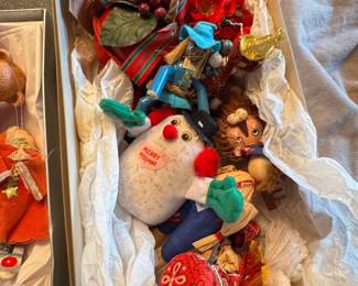 Assorted Vintage Christmas Ornaments second image