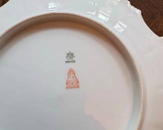 Porcelain Trinket Dish with Wild Rose Motif and Gilt Edging, T.V. France second image