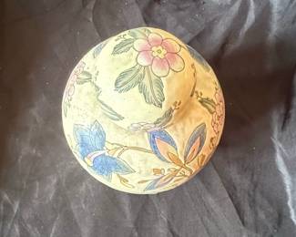 Vintage Chinoiserie Floral Ginger Jar second image