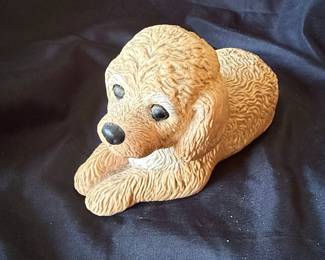 Vintage Ceramic Poodle Dog Figurine second image
