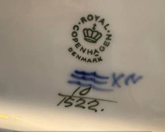 Royal Copenhagen Blue Flower Curved Square Bowl No. or second image