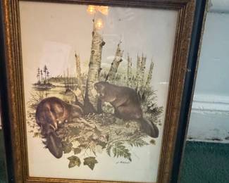 James Lockhart Beaver Family Print