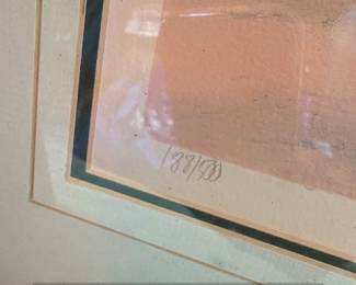 William Nelson Daybreak Original Lithograph third image