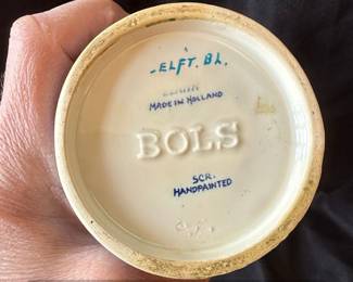 Bols Delft Blue Handpainted Ceramic Decanter third image