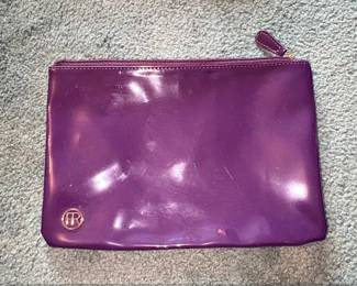 Felix Rey New York Purple Patent Leather Cosmetic Bag